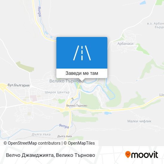 Велчо Джамджията карта