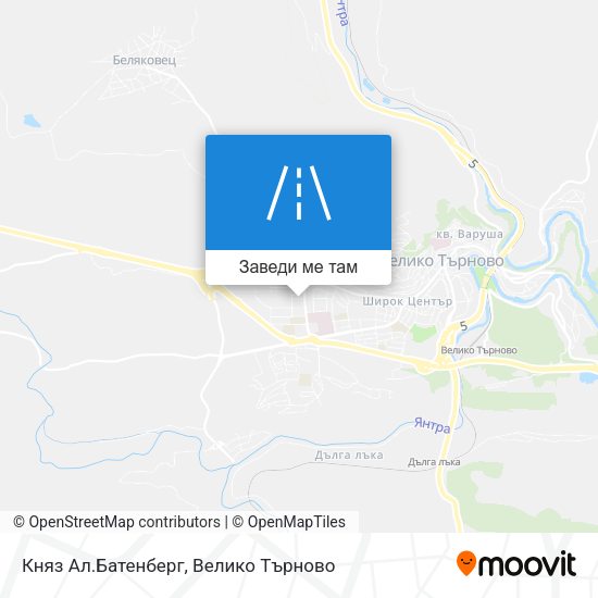 Княз Ал.Батенберг карта