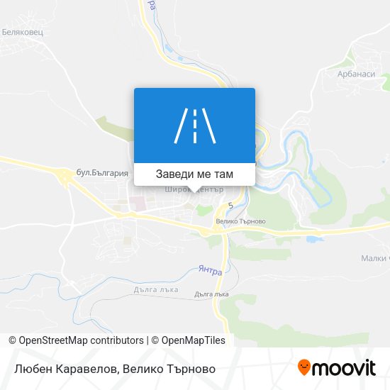 Любен Каравелов карта