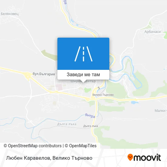 Любен Каравелов карта