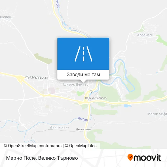 Марно Поле карта