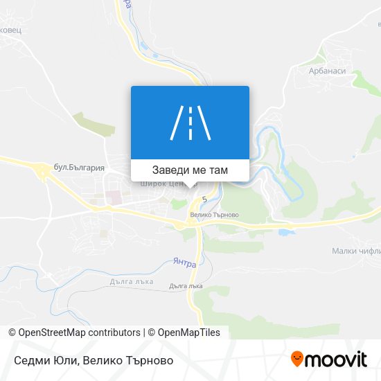 Седми Юли карта