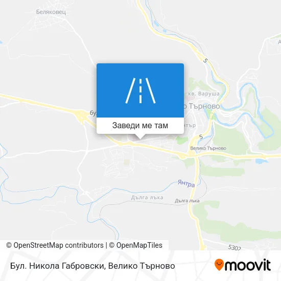 Бул. Никола Габровски карта