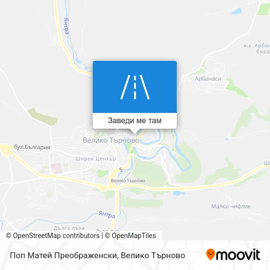 Поп Матей Преображенски карта