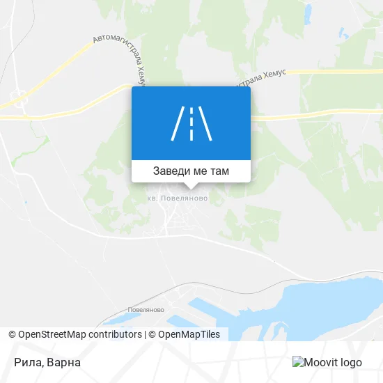 Рила карта