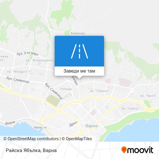 Райска Ябълка карта