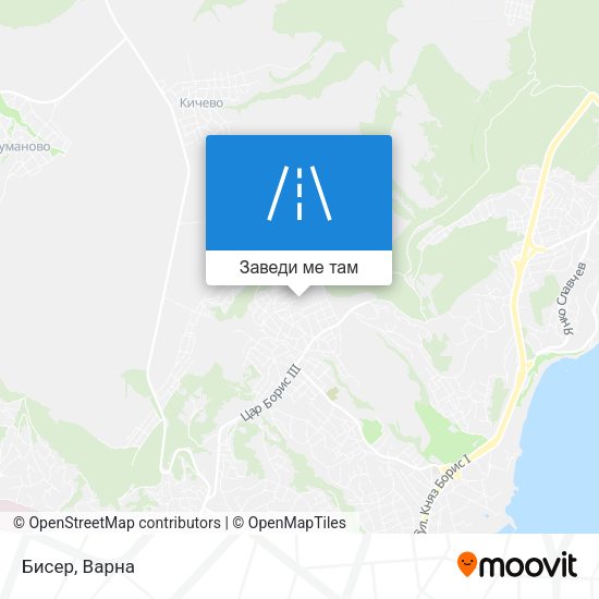 Бисер карта