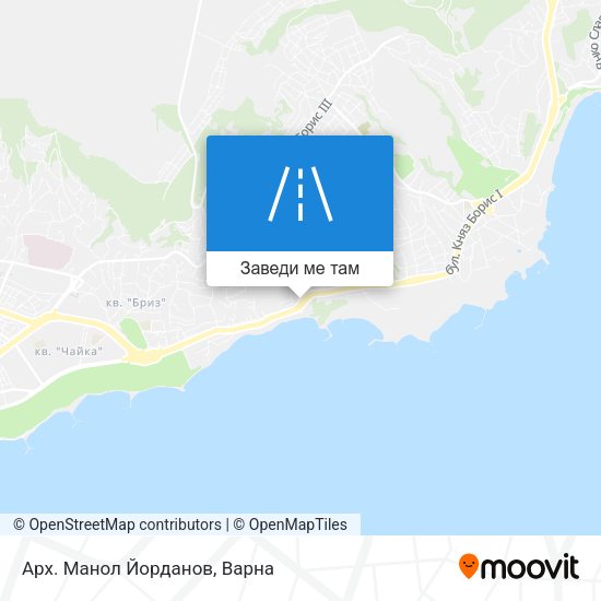Арх. Манол Йорданов карта