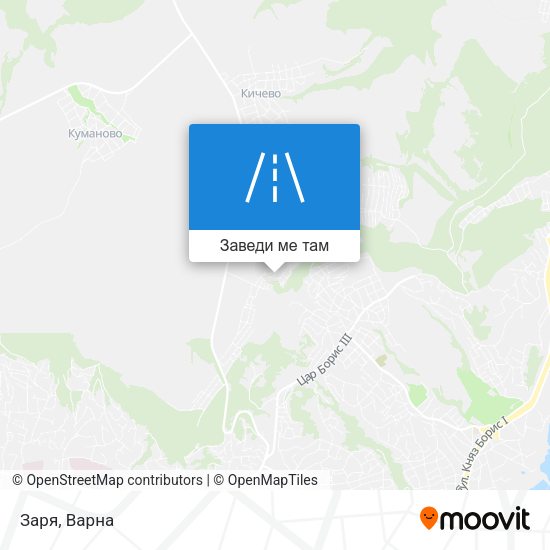 Заря карта