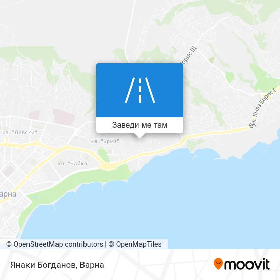 Янаки Богданов карта