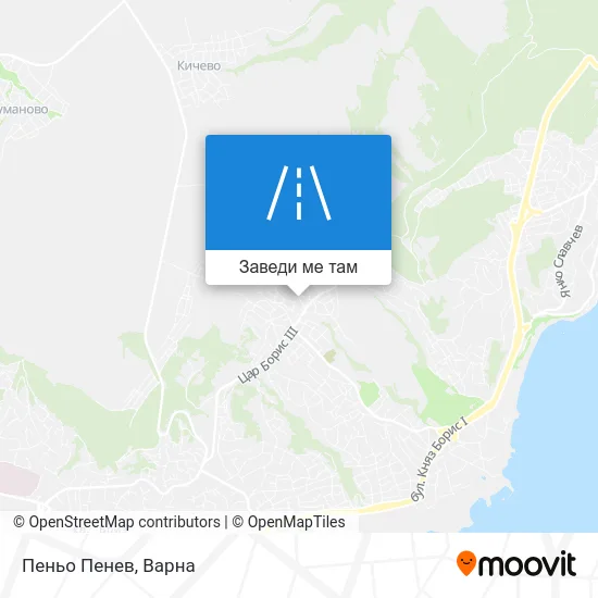 Пеньо Пенев карта