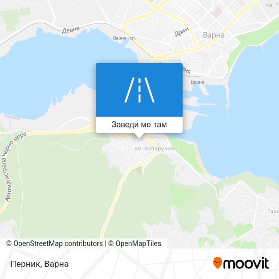 Перник карта