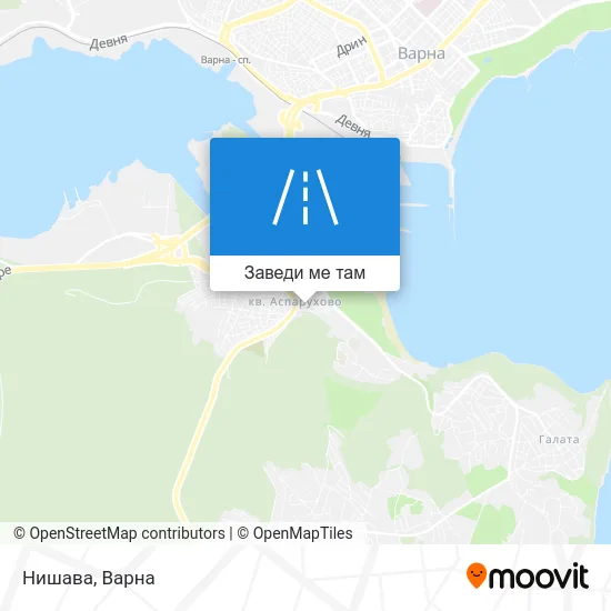 Нишава карта