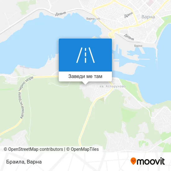 Браила карта