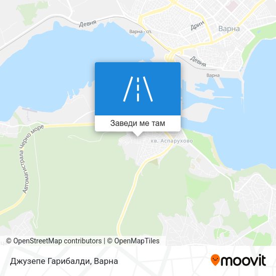 Джузепе Гарибалди карта