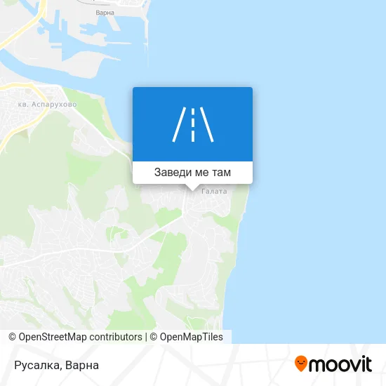 Русалка карта