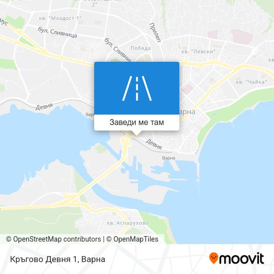 Кръгово Девня 1 карта