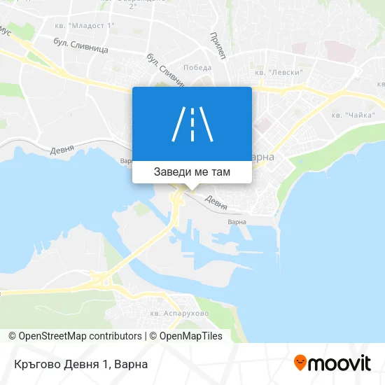 Кръгово Девня 1 карта