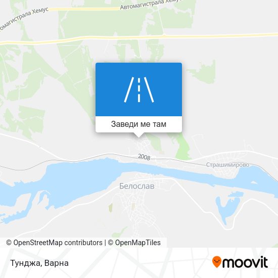 Тунджа карта