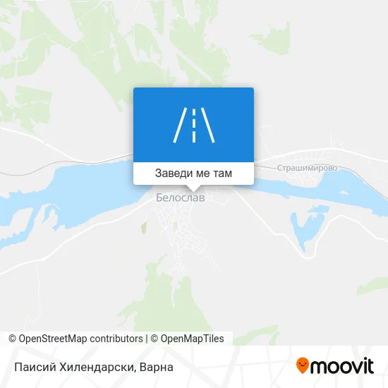 Паисий Хилендарски карта