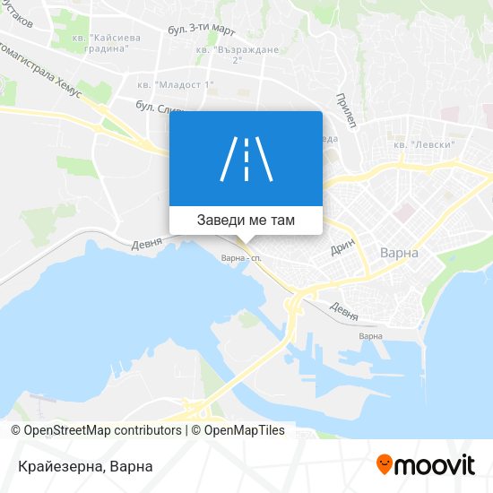 Кpaйeзepнa карта