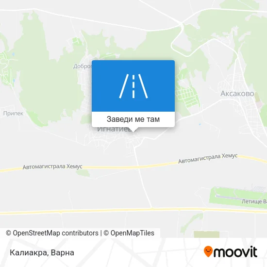 Калиакра карта