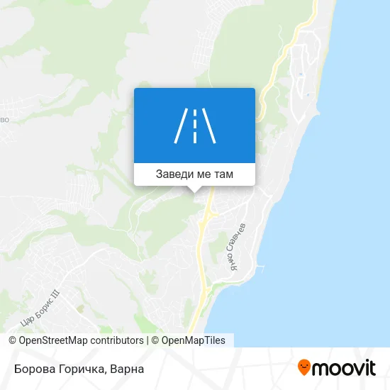 Борова Горичка карта