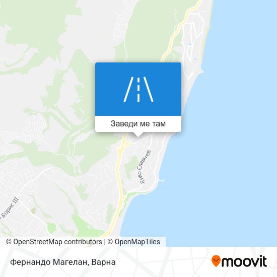 Фернандо Магелан карта