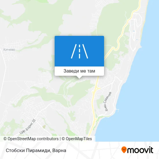 Стобски Пирамиди карта