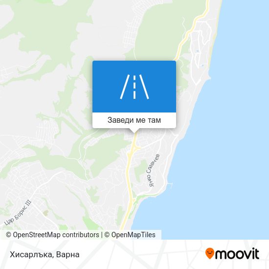 Хисарлъка карта
