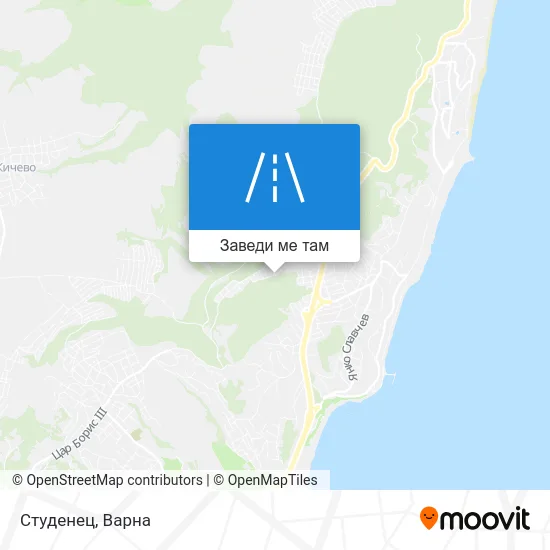 Студенец карта