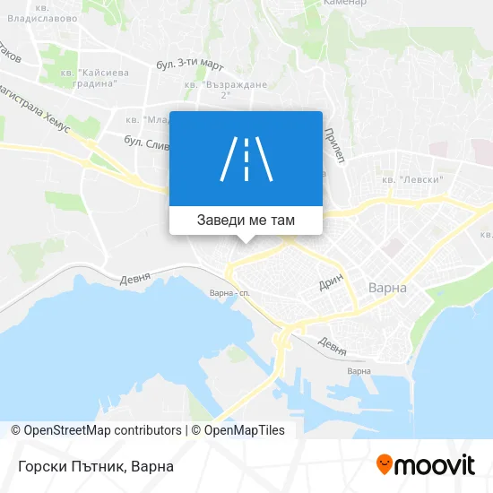 Горски Пътник карта