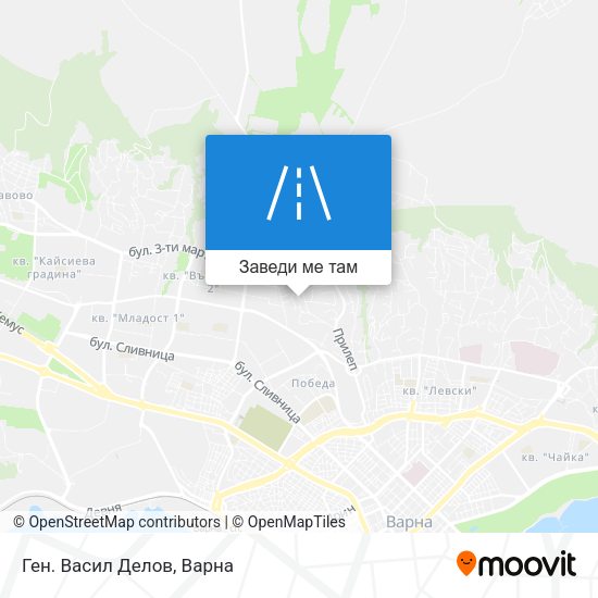 Ген. Васил Делов карта