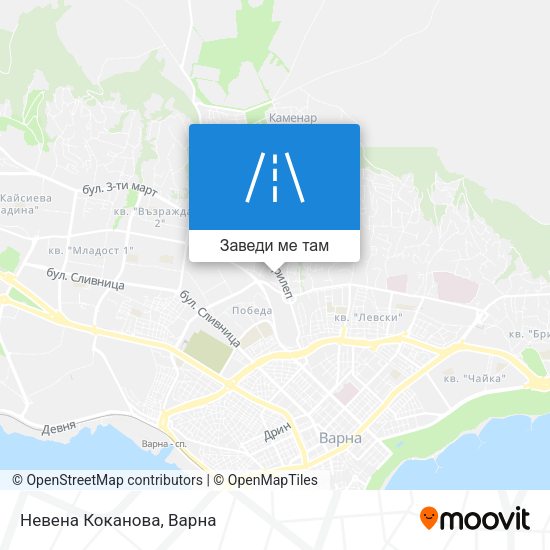 Невена Коканова карта