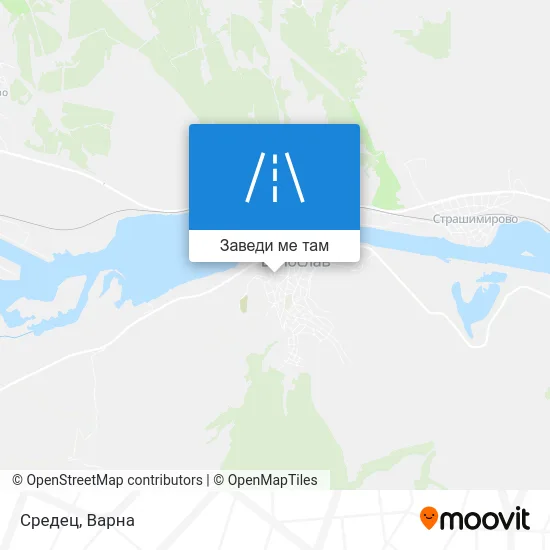 Средец карта