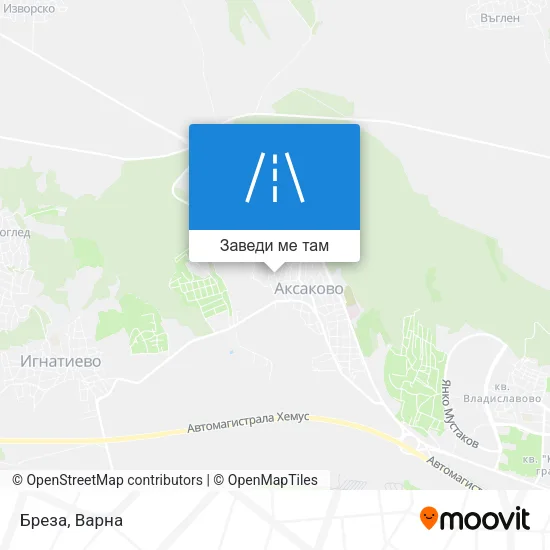 Бреза карта