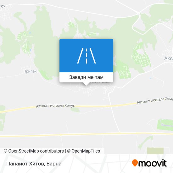 Панайот Хитов карта