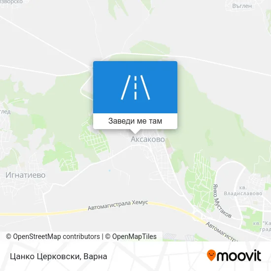 Цанко Церковски карта