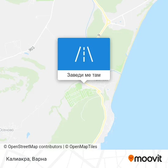 Калиакра карта