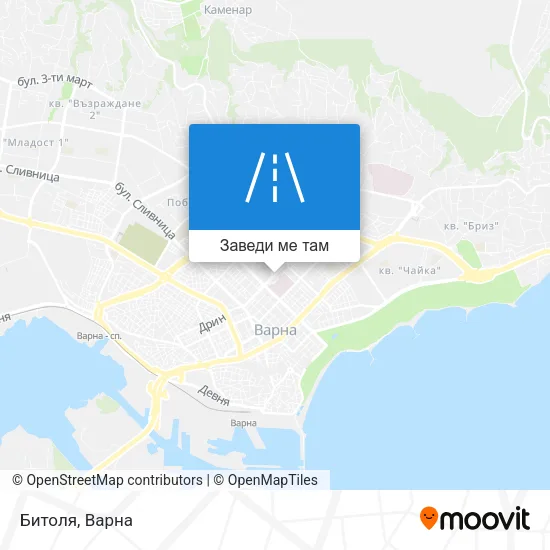 Битоля карта