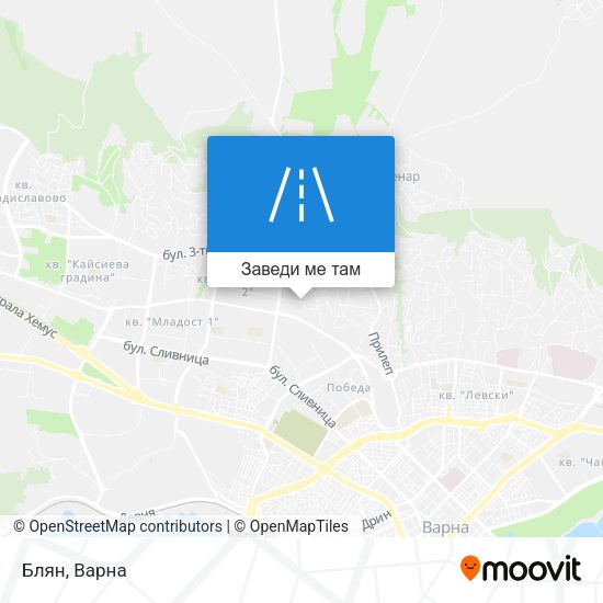 Блян карта