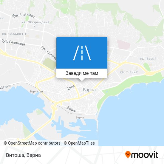 Витоша карта