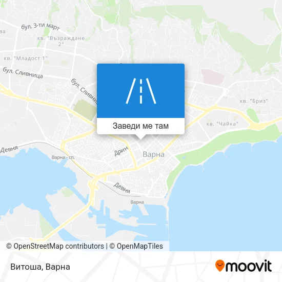 Витоша карта