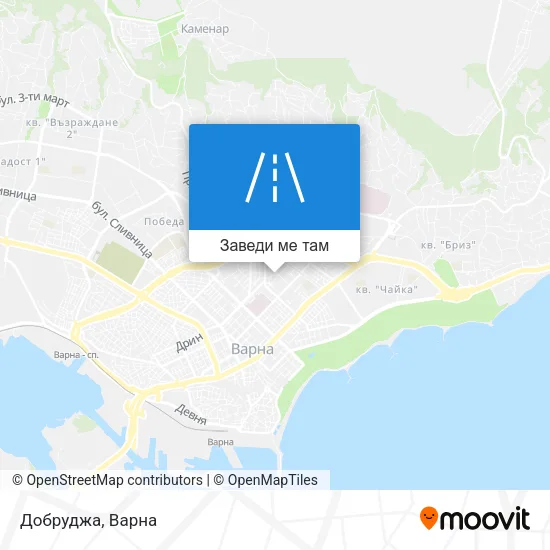 Добруджа карта