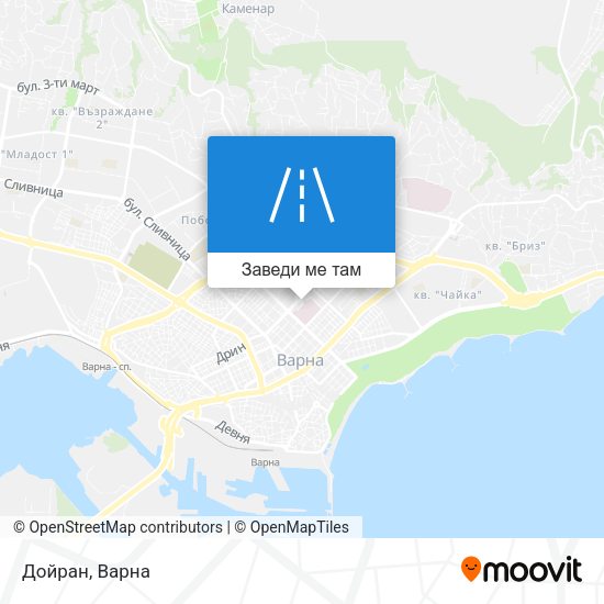 Дойран карта
