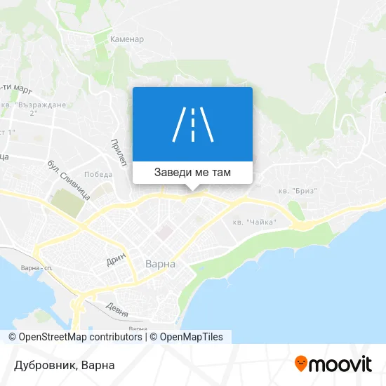 Дубровник карта