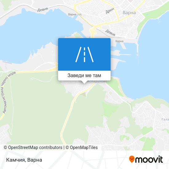 Камчия карта
