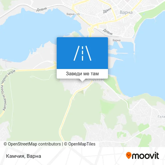 Камчия карта