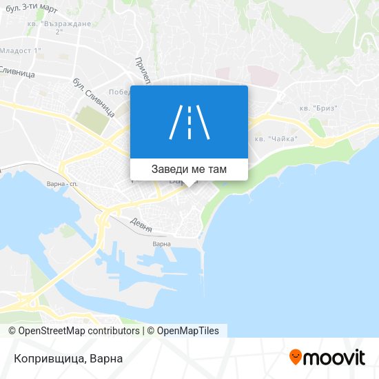 Копривщица карта