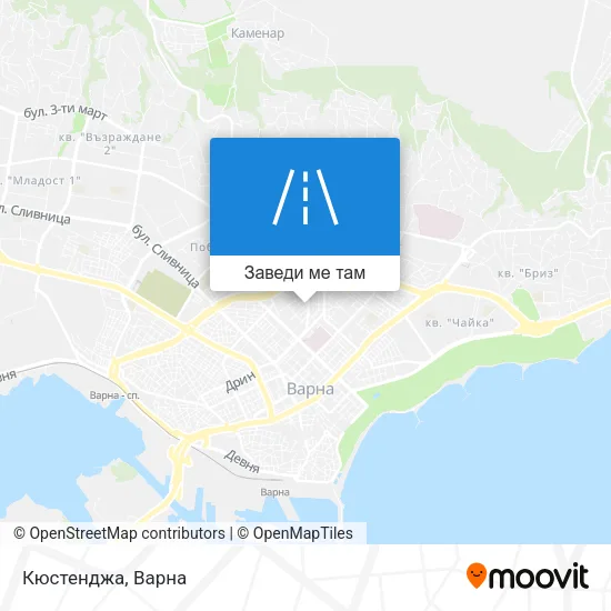 Кюстенджа карта